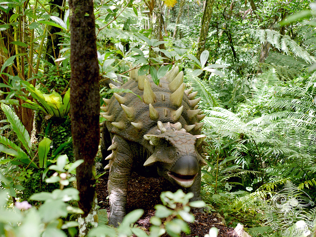 沖繩名護 親子景點【DINO恐龍PARK】山原亞熱帶之森，歡迎進入侏儸紀世界，充滿原始森林與熱帶雨林氛圍！與恐龍接觸零距離！ @章魚娜娜 ∞ 玩味生活